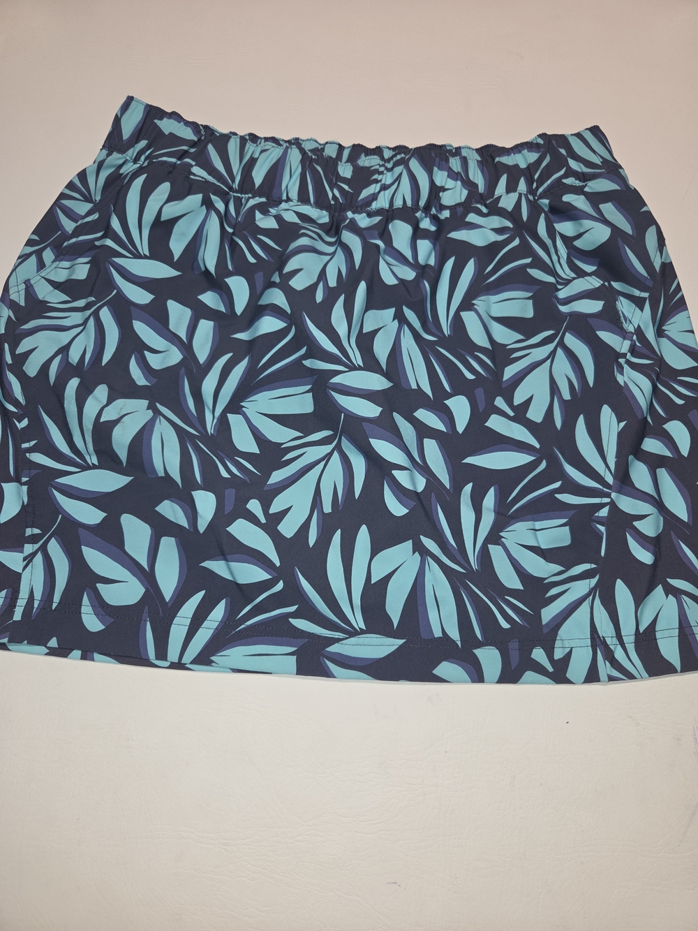 Women's Columbia Navy Blue Tropical Print Skort